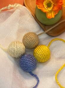 2pcs Fun Sword Sisal Ball Cat Toys, For Pet Cats To Play, Scratch, Bite And Reduce Anxiety - Multicolor - View 3