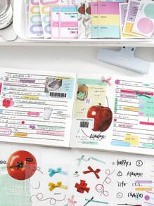 Paquete de material de 230 piezas / Estilo simple de etiquetas adhesivas decorativas multifuncionales para la decoración de la vida diaria - ceremonia de registro - Ver 4