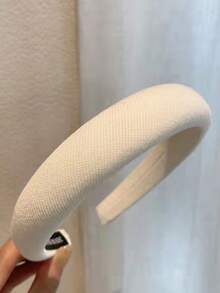 1pc Multicolor Gentle Cream Color Headband, Versatile Candy Color Sponge Hairband, Stylish Hair Accessories For Women - Multicolor - View 17