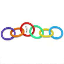 30pcs Double Buckle Colorful Plastic Binding Rings For Loose-Leaf Sheets, Cards, Random Color - Multicolor - View 9