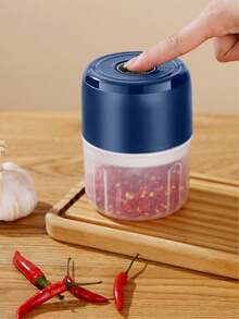 Mini Electric Garlic Masher & Presser, Wireless, Garlic Paste Making Machine, Garlic Peeler And Meat Grinder, Kitchen Cooking Tool For Home Use,Kitchen,Kitchen Items,Food,Cooking,Camping,Vacation,Beach,Room Decor,Organizer,Party,Travel. - Electric Garlic Masher - View 6