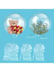 5 quả bóng bong bóng trong suốt cỡ lớn x, đường kính quá khổ 30 inch, lỗ mở kép, trong suốt như pha lê, siêu co giãn, lý tưởng để làm đồ ăn nhẹ, hình cầu hoàn hảo - Đồ trang trí tiệc sinh nhật lãng mạn, lý tưởng để trang trí sinh nhật lãng mạn, Halloween, Lễ tạ ơn và Phục sinh, Ngày lễ tình nhân trở lại trường - Trong sáng - Xem 9