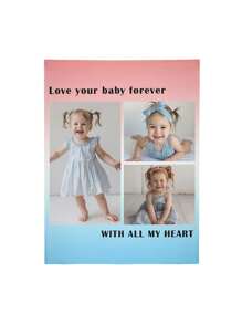 Personalized Blankets Photo Blankets, Customized Photo Blankets, Customized Blankets With Copywriting, Family Photo Gifts, Mother's Day, Thanksgiving