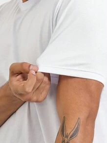 Men T-Shirts - trắng - Xem 3