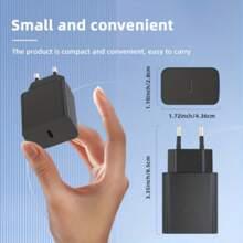 [HKBOC] PD45W EU Plug Compatible With Samsung Super Fast Charging, 45W Single-Port Charger, Compatible With Galaxy S23/S22/S22+/S21/S21+/S21Ultra/S20/S10e/S10+/Note20/Note10