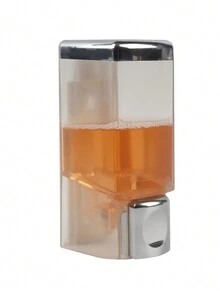 手動按壓式洗髮精、沐浴露、洗手液皂液器 - 適用於浴室臉盆旁使用 - 銀色 - 查看 1