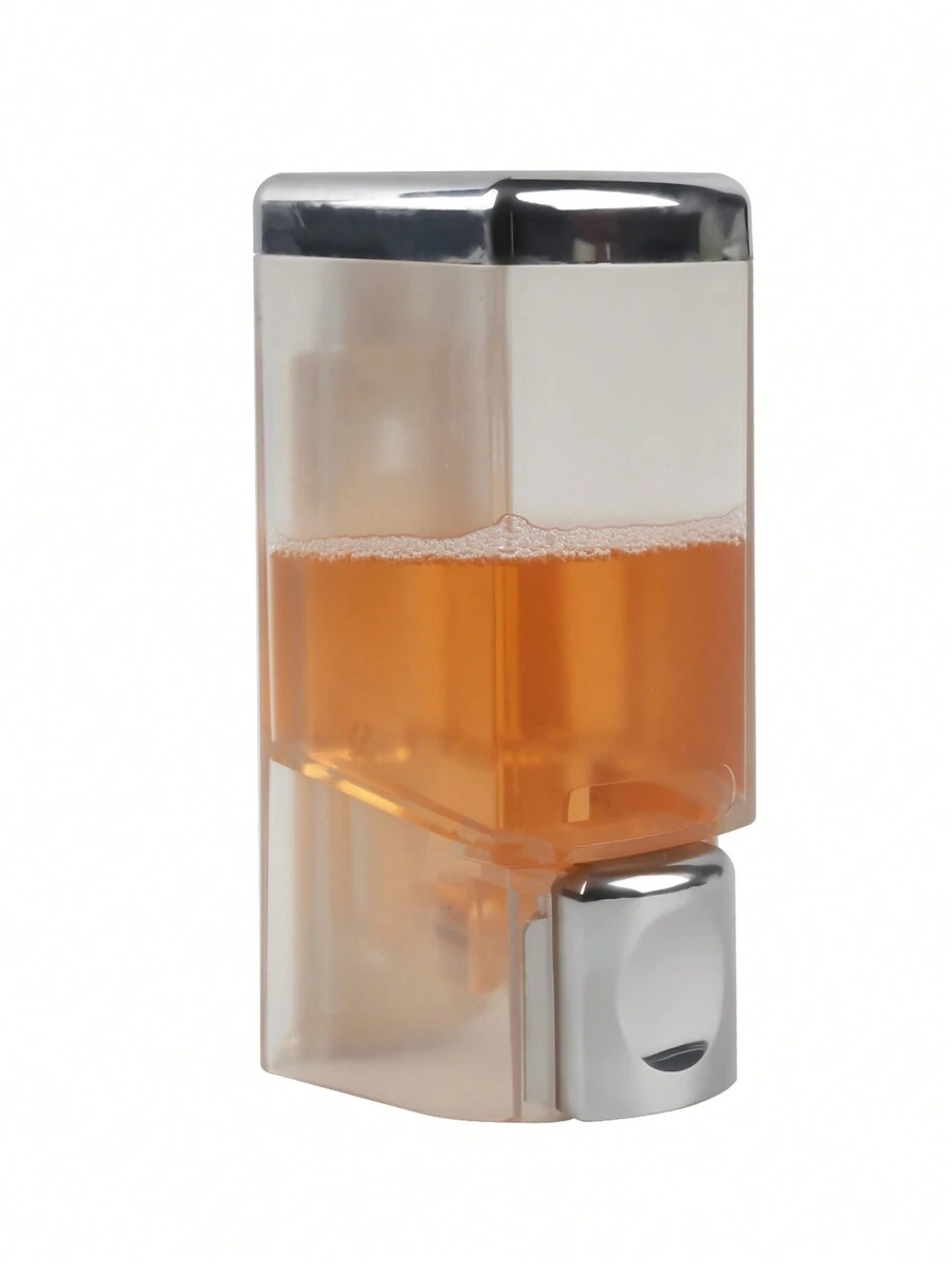 手動按壓式洗髮精、沐浴露、洗手液皂液器 - 適用於浴室臉盆旁使用 - 銀色 - 查看 1