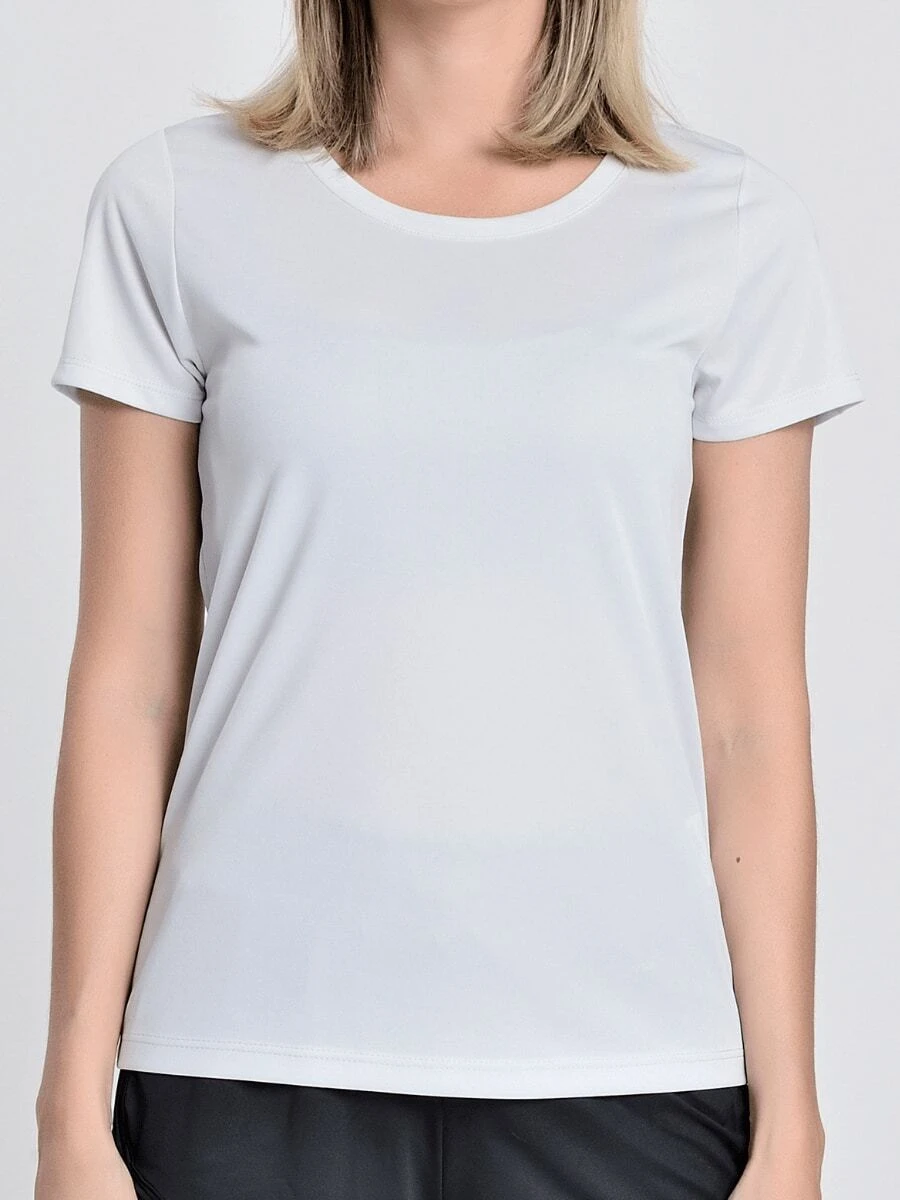 Women Sports Tees & Tanks - 灰色 - 查看 1