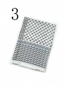 1pc New Printed Chiffon Headscarf Arab Scarf Dubai Turkish Women's Scarf - Multicolor - View 8