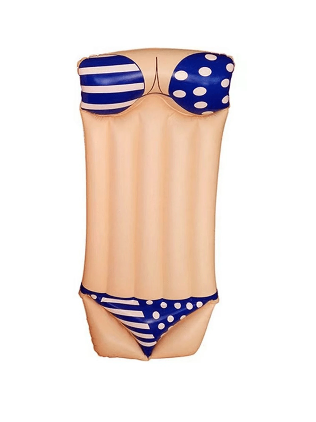 Inflatable Bikini Float Creative Water Floating Bed Game Air Mattress With Exquisite Color Design - Multicolor - View 1