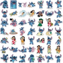 100PCS Stitch Official Authorization Vinyl Waterproof Sticker Gift Water Bottle Cartoon Laptop Bumper Water Bottle Computer Phone Hat Car And Sticker - Multicolor - View 4