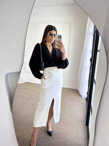 Women Skirts - White - View 1