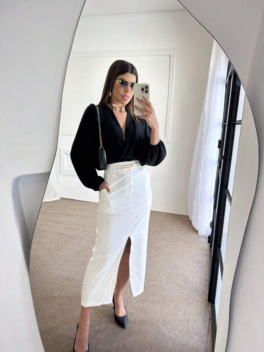 Women Skirts - White - View 1