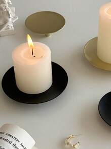 1 pieza Bandeja de almacenamiento de joyería y portavelas, soporte para velas, plato para velas LED y de cera, conos de incienso, spa, bodas, bandeja de almacenamiento de joyería Vuelta al cole