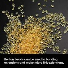 40 G Italian Keratin Glue Granule/Beads/Grain With Glue Melting Pot For Human Hair Extension - Yellow - View 5