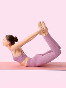 Tapete Portátil DEP.30.TPE de Espuma para Yoga Pilates Fitness Ejercicio Relajación ELE-GATE - Azul - Ver 1