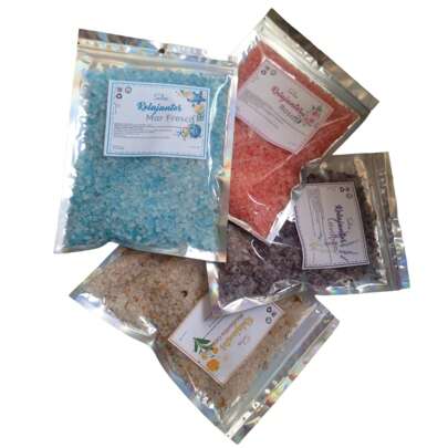 Bio Beauty and Health Sales Pedicure Sal Relajante Sal Baño 1 Kilo Con Aroma Sales