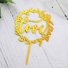 10pcs Happy Birthday Cake Toppers - Acrylic Cake Inserts For Birthday Cakes And Party Decorations Cake Decorating Cake Topper Cake Decorations Cake Decor Cake Decorating Tools - Gold - View 29