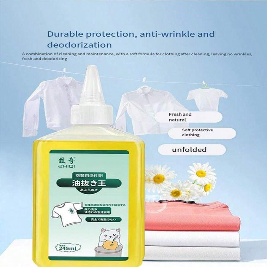 Oil King Clothing Stain Remover, Powerful Against Stubborn Oil And Grease Stains, Laundry