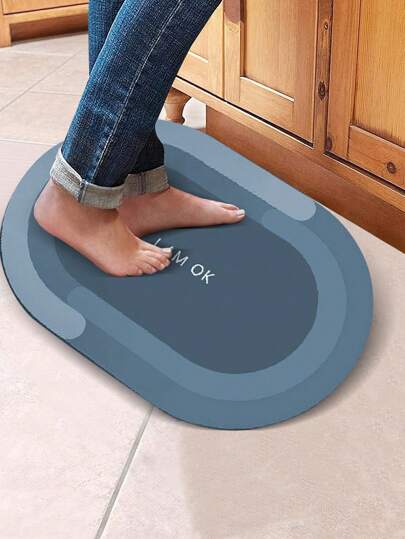 2PCS Home Carpet Kitchen Bathroom Crystal Absorbent Non-Slip Cushion Anti-Fatigue Kitchen Carpet, Comfortable To Stand On - Waterproof, Easy To Clean, Non-Slip, Thick Kitchen Mat Set Suitable For Home And Office,Kitchen,Summer Beach Party,Food,Camping,Organizer,Room Decor,Kitchen Items.