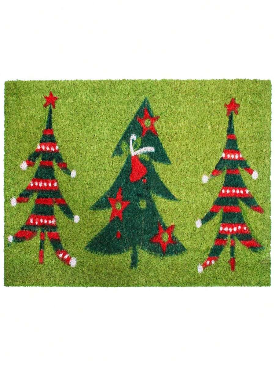 Calloway Mills 120981729 17 X 29 In. Christmas Trio Rectangular Doormat, Multi Color - Multicolor - View 1