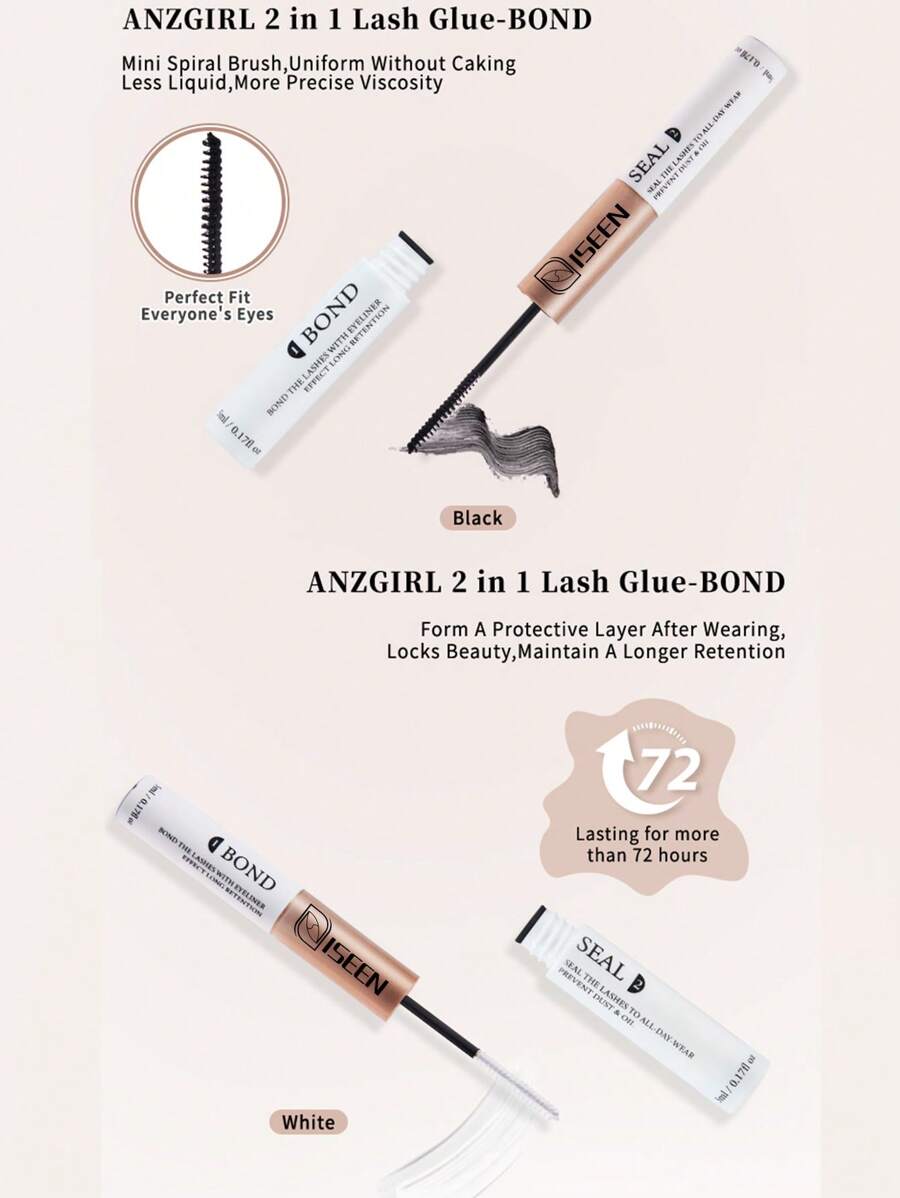 Lash Bond And Seal 10ml Individual Lashes Glue And Seal Super Strong