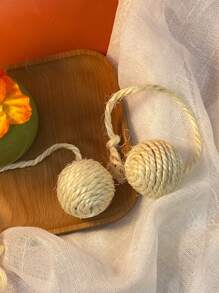 2pcs Fun Sword Sisal Ball Cat Toys, For Pet Cats To Play, Scratch, Bite And Reduce Anxiety - Multicolor - View 14