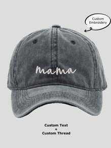 Gorra de mamá bordada personalizada - Regalo perfecto para el Día de la Madre / cumpleaños para mujeres, madres, abuelas - Gorra de béisbol personalizada - gorra de béisbol retro - Ver 9