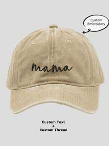 Gorra de mamá bordada personalizada - Regalo perfecto para el Día de la Madre / cumpleaños para mujeres, madres, abuelas - Gorra de béisbol personalizada - gorra de béisbol retro - Ver 8