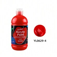 Xin Bowen Acrylic Paint Set Large Bottle Acrylic Paint 16.9oz (500ml) Premium Acrylic Paints Large Capacity For Artists Beginners And On Canvas Rocks Wood Ceramic Fabric