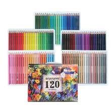 Brutfuner Ensemble de 120 crayons de couleur à base d'huile, 48/72 pièces crayons de couleur professionnels pour le dessin, couleurs riches et pigments vifs, livres à colorier pour adultes et fournitures pour le croquis