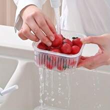 2/4pcs Storage Container, Multipurpose Reusable Sub-Packaging Fresh-Keeping Box, Refrigerator Special Freeze Food Sorting Box, For Meat, Fruit And Veaetable, Kitchen Organizers And Storage, Kitchen Accessories,Kitchen,Summer Beach Party,Food,Camping,Organizer,Room Decor,Kitchen Items."