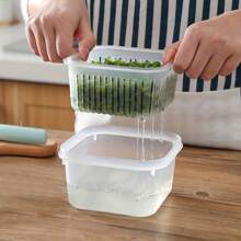 2/4pcs Storage Container, Multipurpose Reusable Sub-Packaging Fresh-Keeping Box, Refrigerator Special Freeze Food Sorting Box, For Meat, Fruit And Veaetable, Kitchen Organizers And Storage, Kitchen Accessories,Kitchen,Summer Beach Party,Food,Camping,Organizer,Room Decor,Kitchen Items."