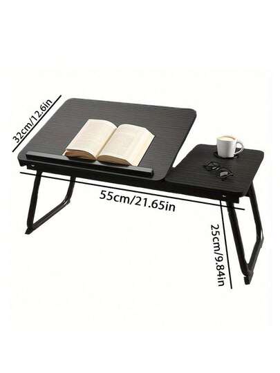 Foldable Multifunctional Laptop Desk, Office, Bed, Dorm, Student Study, Table, Window Sill view 2