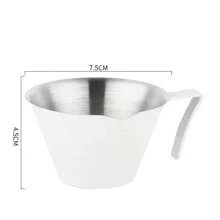 Stainless Steel Coffee Extraction Cup, Measuring Cup With Scale, Espresso Cup, Milk Pitcher 100ml - Multicolor - View 17