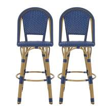 TABURETE DE BAR - Azul - Ver 2