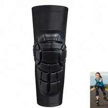 1pc KneePads For Kids Youth, Compression Sleeves Pads Guards Sports Protective Gear For Basketball, Baseball, Football, Volleyball, Wrestling, Cycling - Black - View 2