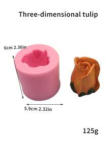 1入組笑納小和尚造型芳香劑裝飾模具，三角磚牆和蠟燭模具，柱形和獅子造型蠟和編織/毛線球模具，DIY模具 - 蛋糕模具系列 - 查看 22