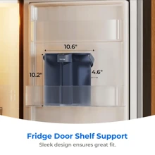 Waterdrop Compact Electric Water Filter Jug For Fridge, Countertop Water Filter System, Reduces Chlorine, Lead, Mercury, 757 Litres, 1X Built-In Original Filter + 2X Additional Filters (Replacement Filters: WD-EDF) - Navy Blue - View 3