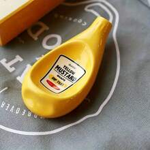 1 件，红色/黄色/白色/绿色，挤压瓶形陶瓷酱汁碟碟碗厨房酱油碗蘸料托盘番茄酱蘸料碟，厨房，圣诞礼物 - 紅色 - 查看 14