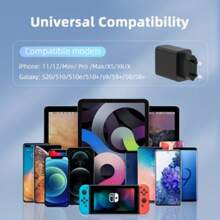 [HKBOC] PD45W EU Plug Compatible With Samsung Super Fast Charging, 45W Single-Port Charger, Compatible With Galaxy S23/S22/S22+/S21/S21+/S21Ultra/S20/S10e/S10+/Note20/Note10