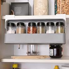 Especieros Moderno Organizador Frascos Base Colgante Cocina - Blanco - Ver 9