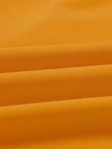 Mujeres mono temperamento viajero primavera otoño pantalones botón corbata de manga corta recta sin tirantes con volantes mono - Amarillo - Ver 7