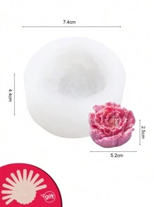 1 Khuôn silicon DIY thiết kế hoa - trắng - Xem 16