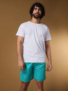 Men Shorts - Mint Blue - View 6