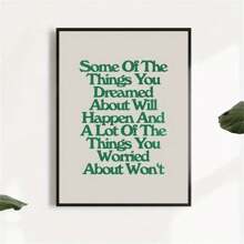 1pc Unframed Canvas Poster, Green Retro Poster For Bedroom Wall Decoration, Fashionable Wall Art For Living Room, Bedroom Wall Decor, Home Room Decoration Gifts Birthday Graduation