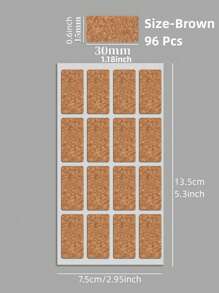 168入組13mm*38mm白色價格貼紙自粘標籤空白姓名編號標籤，簡單多用途寫標籤貼紙適用於辦公室、學校、家裡 - 白色 - 查看 2