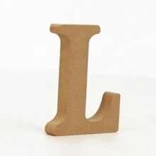Letras de alfabeto de madera para manualidades, letras 3D para decoración de pared del hogar - Letras decorativas de bricolaje - Ver 34