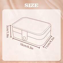 Personalized Custom Jewelry Box, Letter Pattern Custom Name Jewelry Box, Travel Storage Box, Rings, Necklaces, Earrings, Bracelets, Lipsticks And Other Jewelry Storage Boxes, Exquisite Gifts For Girlfriends, Bridesmaids, And Mothers On Mother's Day