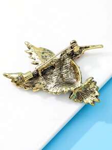 1pc Women's Hummingbird Rhinestone Brooch, Bird Animal Suit Pin Accessory